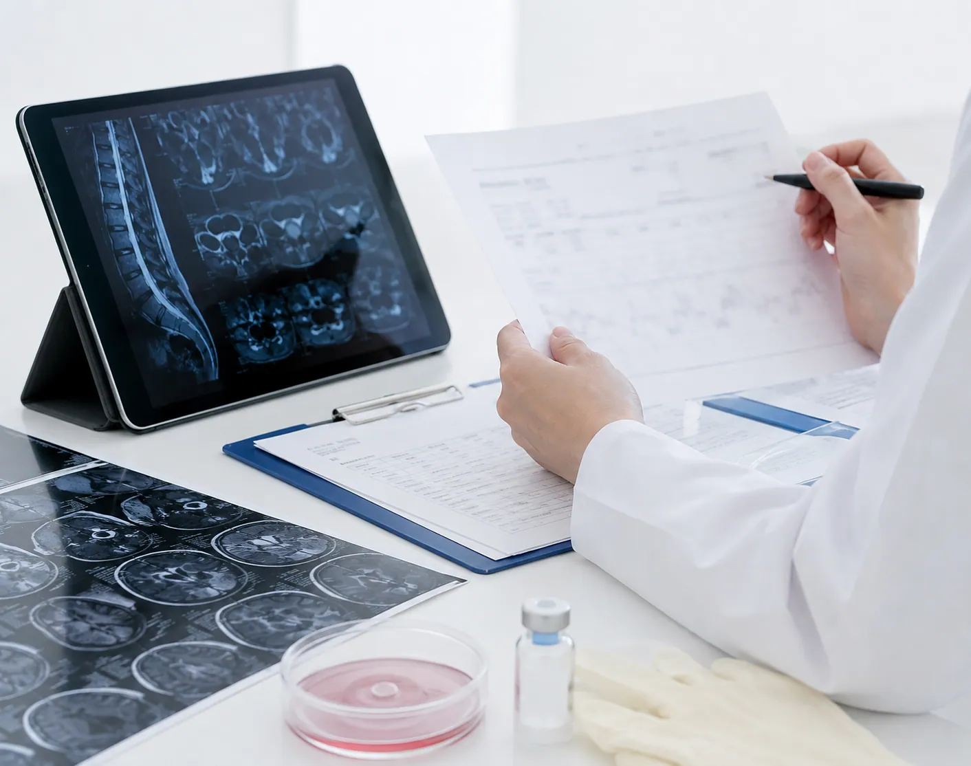 Patient records and imaging reviewed before considering an allogeneic regenerative medicine pathway in Japan