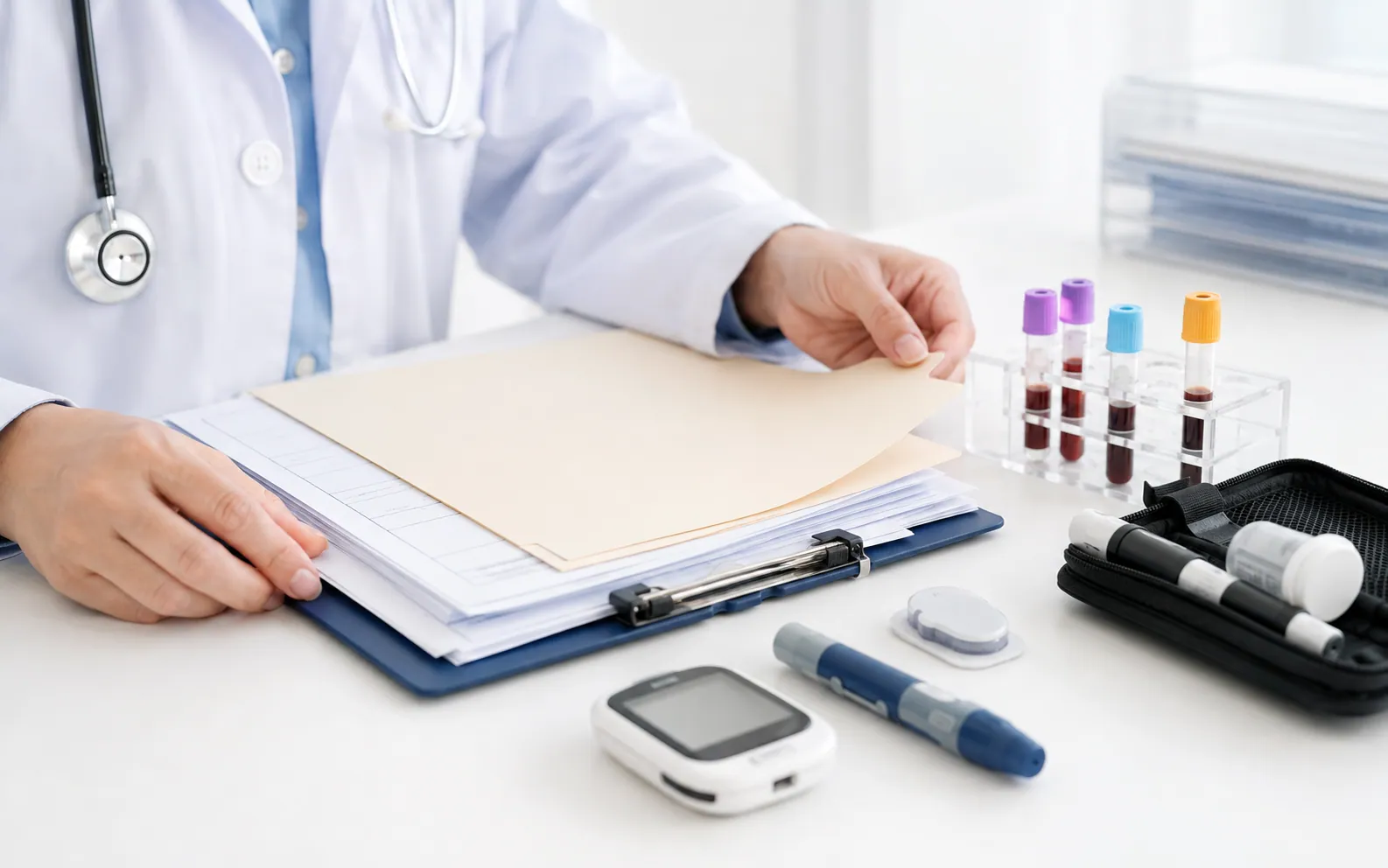 Patient records collected before a diabetes cell-therapy inquiry