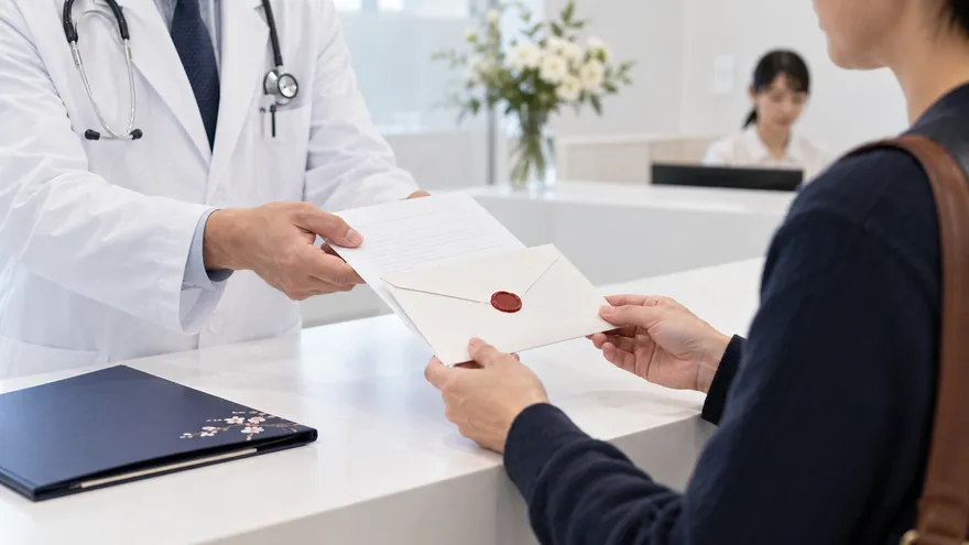 Referral letter for a stem cell consultation in Japan