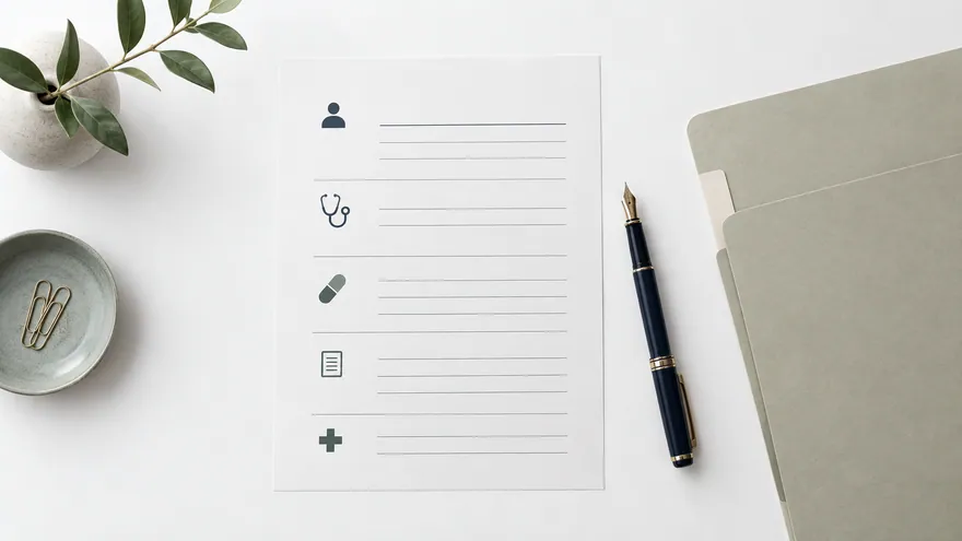 Short medical summary used as the first step in consultation